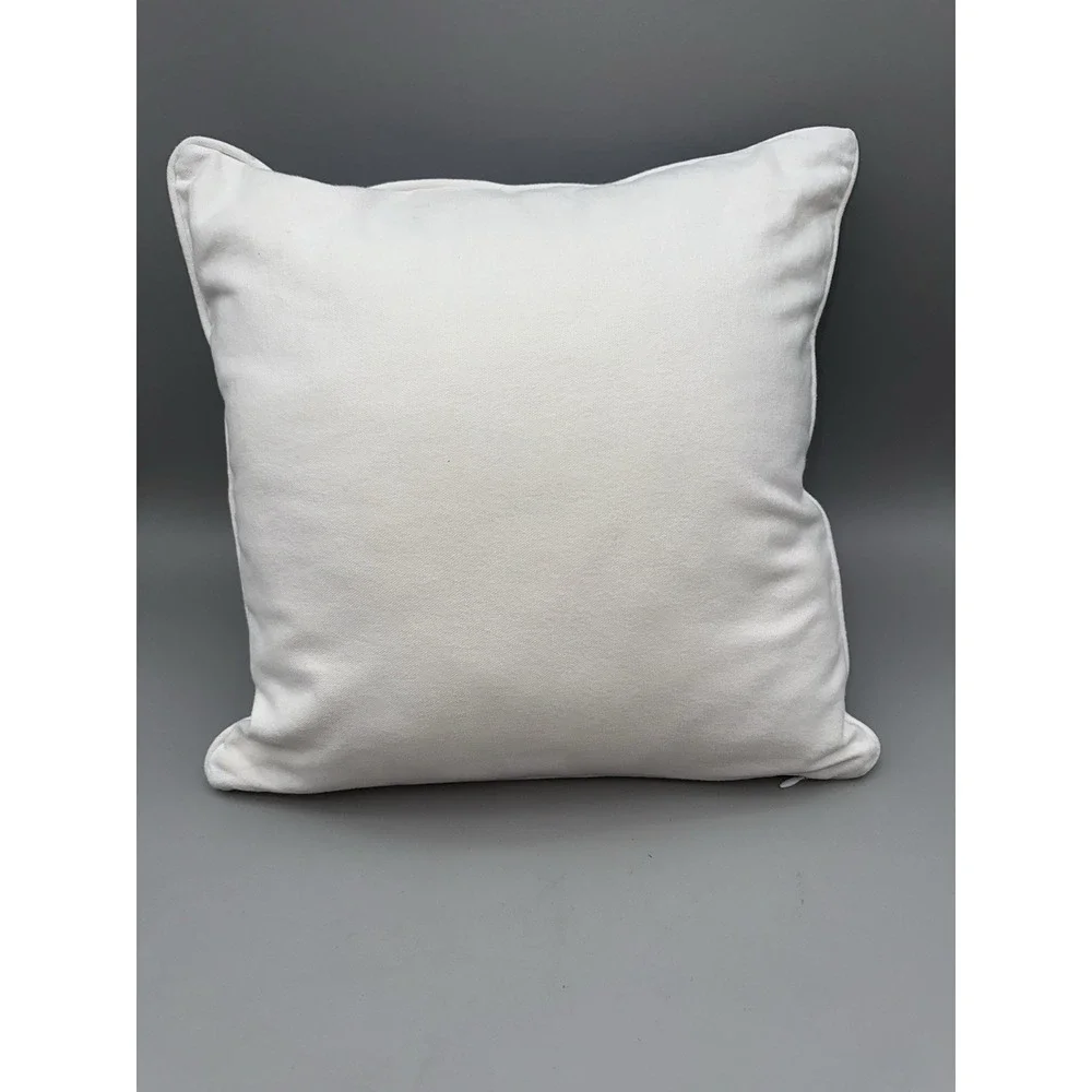 Pillowfort Letter B Throw Pillow Blue White Kids Room Decor Plush 16